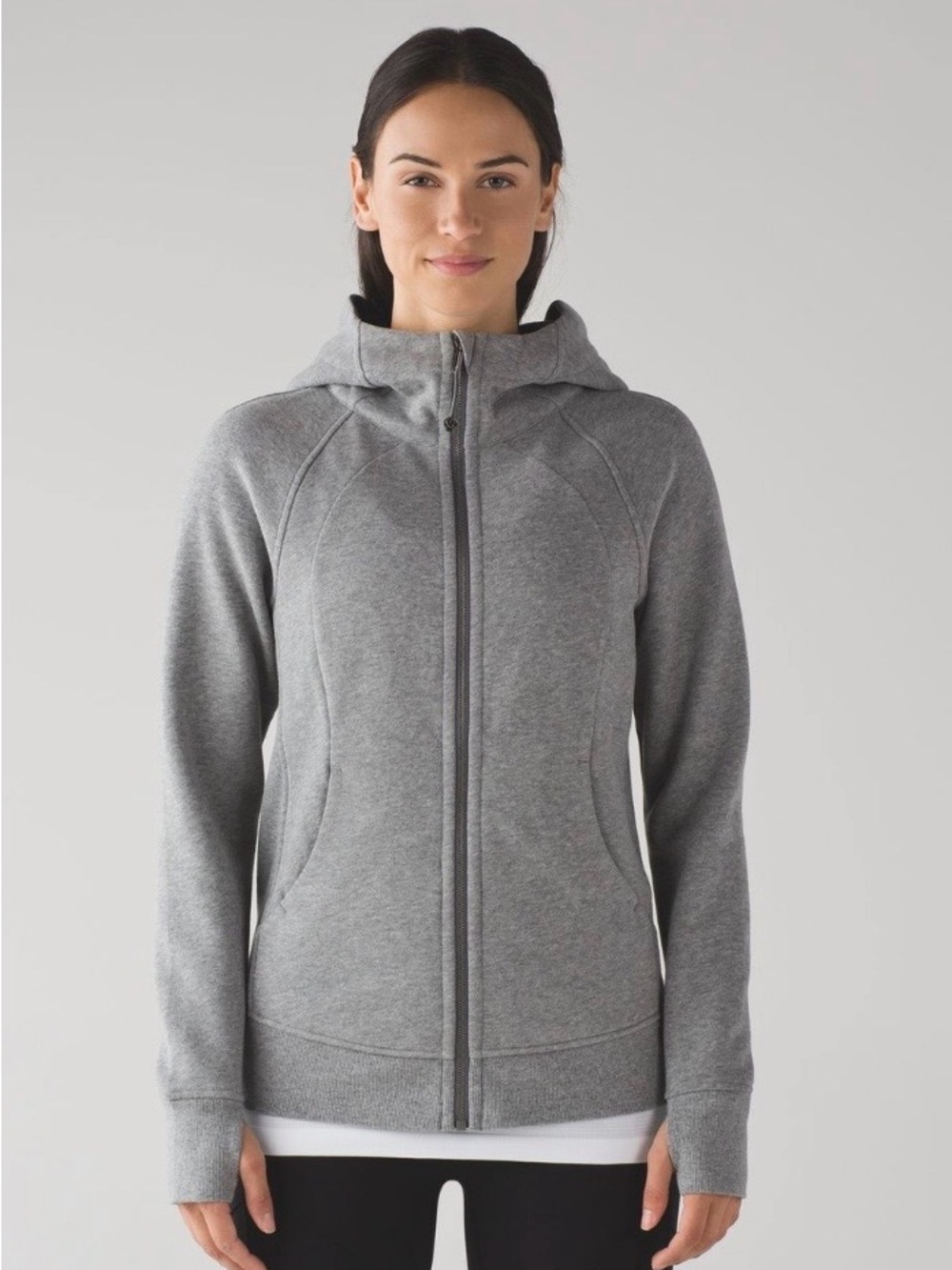 Lululemon full zip scuba size 6